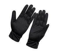 BELOWSYALER Gants de travail en microfibre blancs d'archivage pour la manipulation de l'art, le travail artistique, la photographie, l'inspection des métaux en microfibre