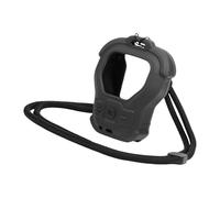 BELOWSYALER Housse de protection antidérapante en silicone avec mécanisme de verrouillage sécurisé et bouton enduit pour haut-parleur compact