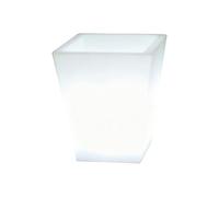 BELOWSYALER Jardinière multifonction avec lumière LED solaire, éclairage de nuit automatique pour décoration de cour ou de balcon