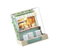 BELOWSYALER Kit de montage de maison miniature en bois pour décoration d'intérieur et cadeau avec thème optionnel