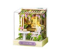 BELOWSYALER Kit de montage de maison miniature en bois pour décoration d'intérieur et cadeau avec thème optionnel