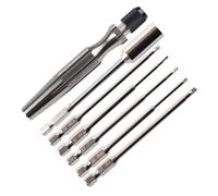 BELOWSYALER Kit de tournevis portable avec embouts pour réparation de voiture à distance en acier inoxydable