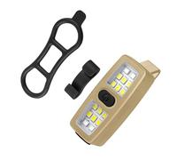 BELOWSYALER Lampe frontale LED à clipser - Étanche - Pour activités de plein air, pêche de nuit - Rechargeable