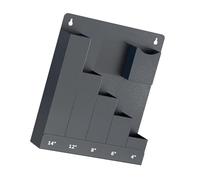 BELOWSYALER Lot de 1 support mural peu encombrant pour serre-câbles avec plusieurs compartiments en hauteur pour plus de commodité, montage permanent