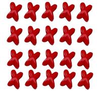 BELOWSYALER Lot de 10 perles intercalaires en forme de X avec trou de 2 mm en acrylique coloré pour bracelets, bijoux, loisirs créatifs, accessoires de costume, séparateur pour bijoux