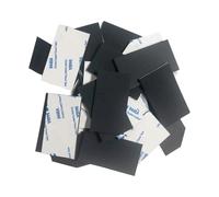 BELOWSYALER Lot de 10 tapis antidérapants en silicone de 2 mm d'épaisseur pour ordinateur portable, meubles, clavier, contrôleur