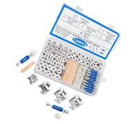 BELOWSYALER Lot de 120 cames excentriques multifonctions robustes pour meubles, boulons, chevilles de fixation avec chevilles