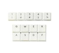 BELOWSYALER Lot de 13 touches de clavier douanières en fibres de carbone antidérapantes pour G915 / G813 / G815 / G913 TKL