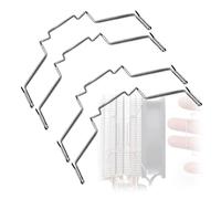 BELOWSYALER Lot de 2 paires de refroidisseurs de ventilateur universels en métal avec verrous intérieurs extérieurs Installation sans outil Clip de verrouillage sécurisé