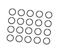 BELOWSYALER Lot de 20 porte-clés plats en métal pour clés de voiture, usage domestique, outils d'extérieur résistants à la corrosion