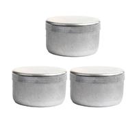 BELOWSYALER Lot de 3 boîtes en aluminium pour le sol de laboratoire - Pesage géotechnique - Fournitures de laboratoire - Conteneurs de sol environnementaux