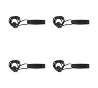 BELOWSYALER Lot de 4 sifflets de signalisation 120 dB avec sangle de cou réglable étanche pour kayak, pêche, natation, bateau, urgence