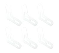 BELOWSYALER Lot de 6 outils de forme de chaussettes en bois pour une solution de rangement parfaite pour les travaux manuels en bois naturel, taille unique, Comme décrit