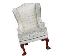 BELOWSYALER Maisons de poupées en bois à l'échelle 1/12 - Canapé matelassé pour salon - Chaises simples ou doubles pour décoration d'intérieur miniature