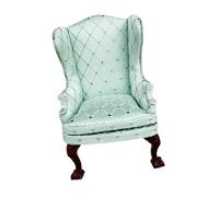 BELOWSYALER Maisons de poupées en bois à l'échelle 1/12 - Canapé matelassé pour salon - Chaises simples ou doubles pour décoration d'intérieur miniature