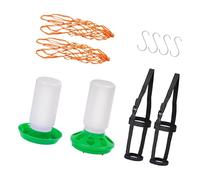 BELOWSYALER Mangeoire automatique pour poulet, structure anti-déversement pour la gestion de l'arrière-cour