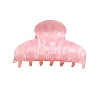 BELOWSYALER Pince à cheveux avec inscription « Bride » - Accessoire de fête de mariage - Forte adhérence - Pour événement formel