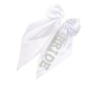 BELOWSYALER Pince à cheveux élégante avec nœud en strass scintillants - Lettre de mariée - Pour fêtes de mariage et événements formels