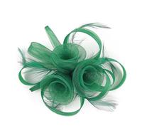 BELOWSYALER Pince à cheveux élégante en maille à plumes pour mariage, fête, accessoire de mariée vintage, choix de couleurs multiples