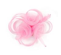 BELOWSYALER Pince à cheveux élégante en maille à plumes pour mariage, fête, accessoire de mariée vintage, choix de couleurs multiples