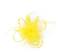 BELOWSYALER Pince à cheveux élégante en maille à plumes pour mariage, fête, accessoire de mariée vintage, choix de couleurs multiples