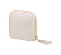 BELOWSYALER Pochette de rangement multicouche en polyuréthane pour boucles d'oreilles, colliers, bracelets, essentiels de voyage, multi-compartiments
