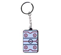 BELOWSYALER Porte-clés avec pendentif hockey sur glace de dessin animé - Tendance - Simple - Pour sports d'hiver - Porte-clés décoratif pour sac à main, sac à main, hockey sur glace