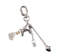 BELOWSYALER Porte-clés élégant en forme de cœur avec pampilles en forme de cheval pour une utilisation polyvalente, idéal pour offrir à quelqu'un de spécial ou cadeau de Nouvel An, b, taille unique