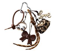 BELOWSYALER Porte-clés en corde tressée à suspendre pour sac à dos de voiture, a02