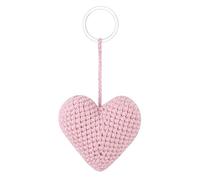 BELOWSYALER Porte-clés en forme de cœur de dessin animé pour sac à dos, porte-clés intéressant en coton pour sac à dos, cadeau de fête d'anniversaire, crochet en forme de cœur pour sac à dos, a