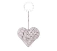 BELOWSYALER Porte-clés en forme de cœur de dessin animé pour sac à dos, porte-clés intéressant en coton pour sac à dos, cadeau de fête d'anniversaire, crochet en forme de cœur pour sac à dos, b