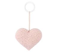 BELOWSYALER Porte-clés en forme de cœur de dessin animé pour sac à dos, porte-clés intéressant en coton pour sac à dos, cadeau de fête d'anniversaire, crochet en forme de cœur pour sac à dos, C