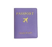 BELOWSYALER Porte-passeport en cuir synthétique pour couple d'amoureux, étiquette de voyage, carte de crédit, protection de carte de crédit, étiquettes de bagages pour enfants et filles