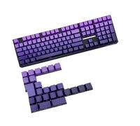 BELOWSYALER Purple Gradients Touches 134 touches Double Shot Rétroéclairées Rétroéclairées Sublimation Largement pour 60 80 61/64/68/75/87