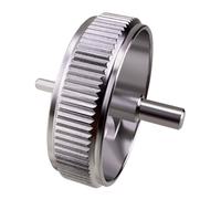 BELOWSYALER Roue de défilement en alliage de magnésium-aluminium pour | Compatible avec les souris INPHIC IN09 IN09PRO, texture métallique finement striée, format de remplacement à insertion