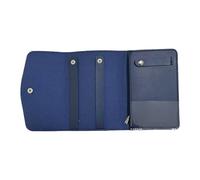 BELOWSYALER Rouleau de support à bijoux en cuir synthétique avec doublure douce pour protéger les bagues et boucles d'oreilles des rayures, se replie à plat pour emballer des bijoux en polyuréthane