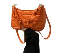 BELOWSYALER Sac à bandoulière élégant pour femme avec bandoulière réglable en polyuréthane souple pour un usage quotidien, D, One Size