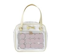 BELOWSYALER Sac à bandoulière polyvalent JK uniforme sac à main fourre-tout grande capacité épaule pour adolescente fille messager sac d'école élégant, Blanc avec jaune, One Size