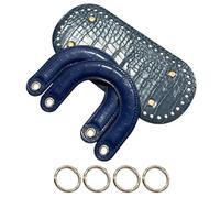 BELOWSYALER Sac à main en cuir synthétique respectueux de l'environnement, accessoires à la mode, sacs à bandoulière pour des créations uniques, bleu