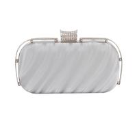 BELOWSYALER Sac à main pour femme, sac à bandoulière pour mariage, cocktail, sac à bandoulière pour fille et femme, sac à main formel, soirée, banquet, sac à main, Argenté., One Size