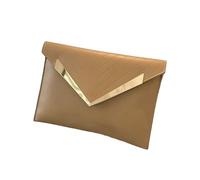 BELOWSYALER Sac à main tendance en polyuréthane pratique et élégant pour femme - Ajoute du charme à n'importe quel look de soirée, kaki, One Size