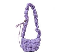 BELOWSYALER Sacs à main plissés sacs à main sacs à bandoulière pour femme sac de transport sac à main pour femme sac à main sous les aisselles tendance tendance, violet, One Size