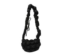 BELOWSYALER Sacs à main plissés sacs à main sacs à bandoulière pour femme sac de transport sac à main pour femme sac à main sous les aisselles tendance tendance, Noir , One Size