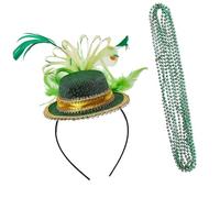 BELOWSYALER Serre-tête élastique en forme de trèfle pour costume - Utilisation décontractée - Accessoire de cosplay parfait pour les photos et les réunions d'adultes