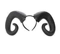 BELOWSYALER Serre-tête en corne de bœuf - Accessoire de déguisement - Accessoire de déguisement - Accessoire de fête - Serre-tête pour cosplay