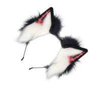 BELOWSYALER Serre-tête en peluche avec oreilles d'anime, jeu de rôle, décoration de cheveux punk pour femmes, adolescentes, fête