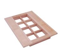 BELOWSYALER Stores miniatures en bois pour maisons de poupées, accessoires d'affichage de scène à l'échelle 1/12, modèle artisanal, décoration d'intérieur