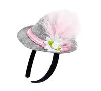 BELOWSYALER Stovepipe Chapeau à bord court Magicien Cadeau surprise pour petit ami, père, oncle, Halloween, cosplay, Panama Homme