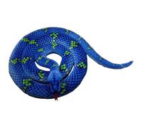 BELOWSYALER Superrr Jouet serpent long grande taille animaux en peluche pour Halloween, jeu de farce, coussin de canapé, animaux en peluche serpent