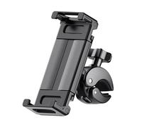 BELOWSYALER Support de téléphone pour moto, support de vélo pour vélos, installation rapide sur guidon de 4,7" à 7", support anti-secousses pour guidon de moto